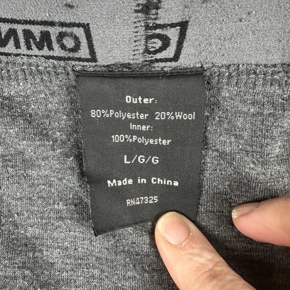 Omni-Wool Base Layer Thermal Leggings Mens Large Gray Wool Blend Long Johns - Picture 6 of 8